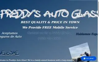 Freddy's Auto Glass, LLC website