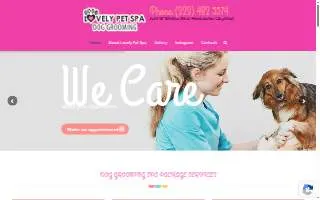 Lovely pet Spa of Lehigh Acres website