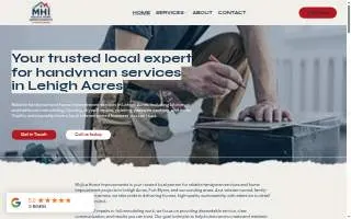Mojica Home Improvement website