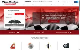 Tim Dodge Firestone website