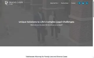 Diana Cohn Law, P.A. website