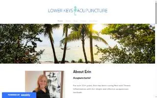 Lower Keys Acupuncture website