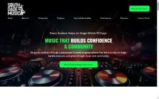 South Dade Music Academy of Lively website