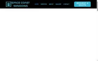 Space Coast Windows LLC website
