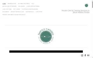 Swiftly Catered website
