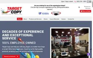 Target Copy website