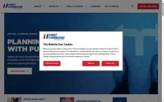 First Command Financial Advisor - Kevin Wiley website