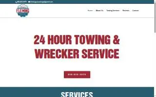 Fleming Auto Salvage and Wrecker Service website