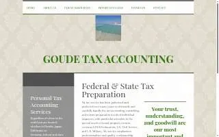 Goude Tax Accounting website