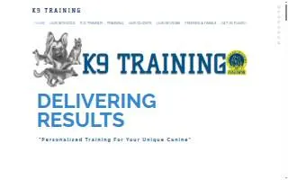 K9 Training Panama City website
