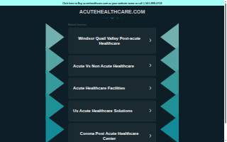 Acute Home Healthcare