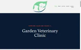 Garden Veterinary Clinic website