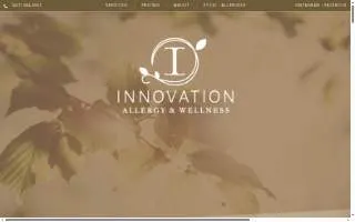 Innovation Allergy and Wellness of Maitland website