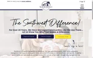 Southwest Property Management of Central Florida website