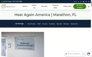 Hear Again America website