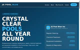 JG Pool blue inc