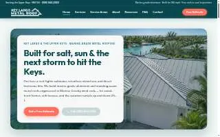 Keys Animal Hospital website