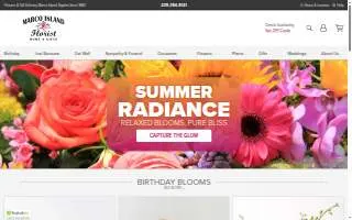 Marco Island Florist Home & Gifts website