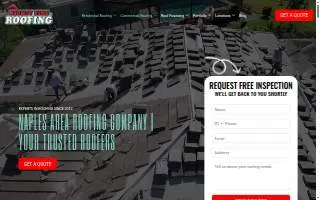 Mighty Fine Roofing website