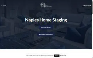Naples Home Staging website