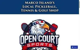 Open Court Sports website