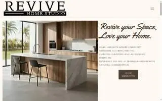 Revive Home Studio website