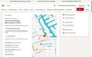 Walgreens of Marco Island website