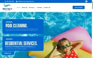 Murray's Clear Pools LLC website