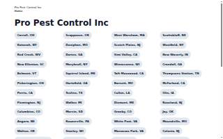 Pro Pest Control, Inc.