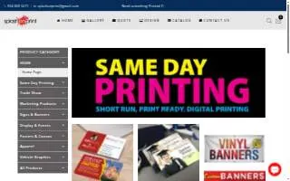 Splash on Print. Since 2013 website