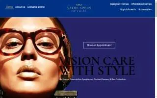 Value Specs website