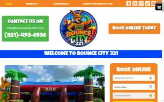 Bounce City 321 website
