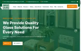 Brooks Glass Co website
