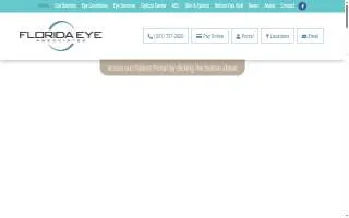 Florida Eye Associates of Melbourne website
