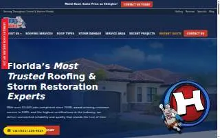 Hippo Roofing, LLC website