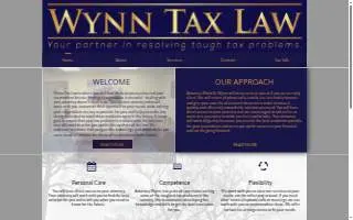 Wynn Tax Law of Melbourne website