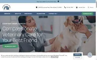 Courtenay Animal Hospital website