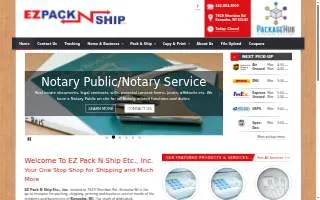 Ez Pack N Ship of Merritt Island website