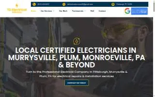 T & D Electrical Services LLC website