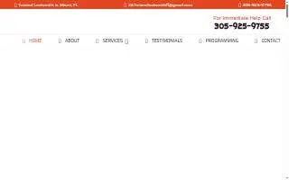 24/7 Miami Locksmith website