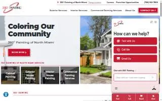 360 Painting of North Miami website