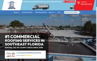 A-1 Commercial Roofing Contractor website