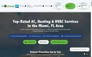 Air On Demand of Miami website