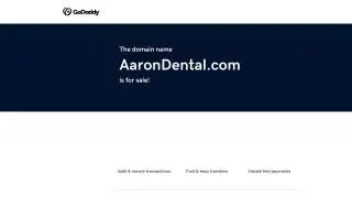 Aaron Dental & Orthodontics of Miami Beach website