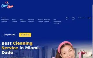 Clean My Mess Cleaning Services Miami Beach website