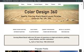 Color Design 360 Interior Painting Miami Beach