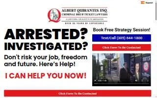 Criminal DUI & Ticket Lawyers website