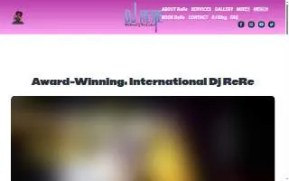 DJ ReRe website
