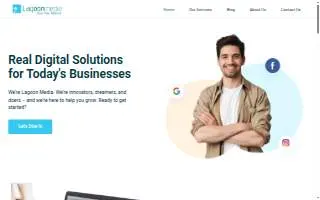 Lagoon Media - Custom Software Development Services Miami website