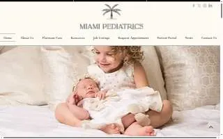 Miami Pediatrics of Miami Beach website